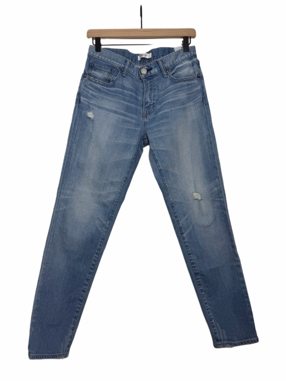 Moussy Vintage Slim Straight Distressed Jeans